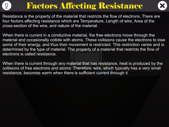 Screenshot #4 pour Factors Affecting Resistance