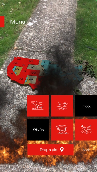 Screenshot 3 of Hiscox Natural Disaster Map App