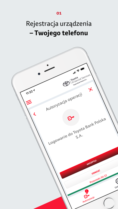 Toyota Bank Screenshot