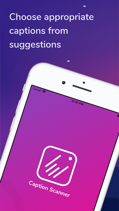 Screenshot #1 pour Caption Scanner