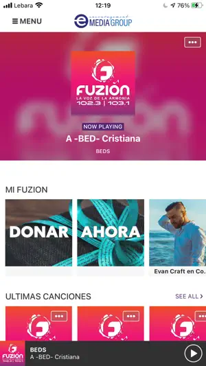 Fuzión Radio screenshot 1