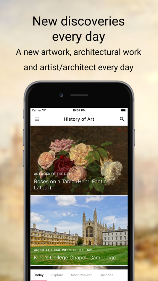 #9. History of Art App (iOS) 由: Mustafa Gunes