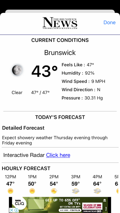 The Brunswick News Screenshot