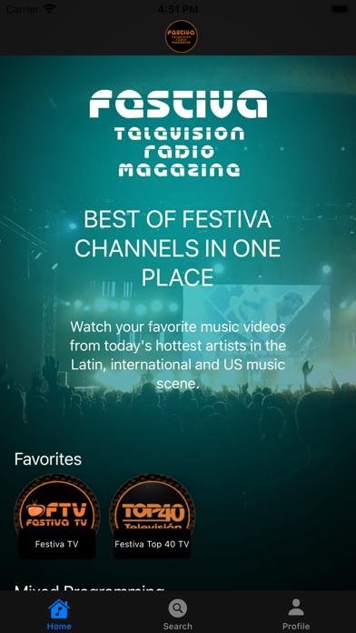 Festiva TV & Radio Screenshot
