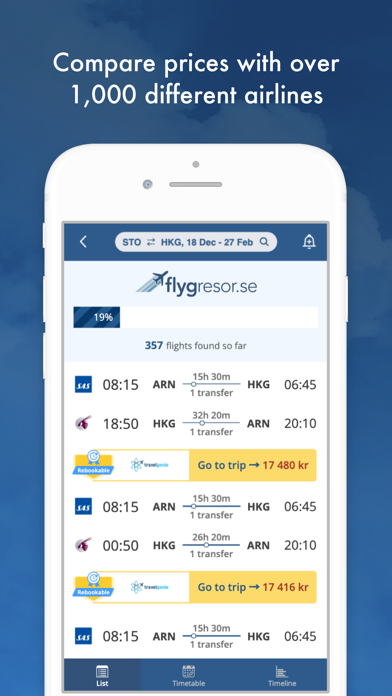 Flygresor.se Screenshot