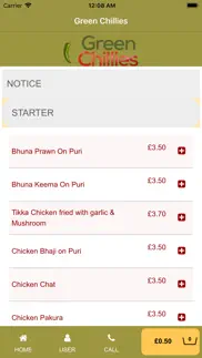 green chillies takeaway iphone screenshot 1