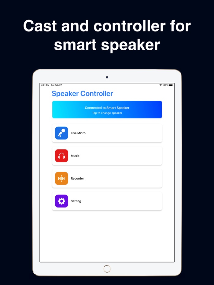 Speaker Controller  Live Mic