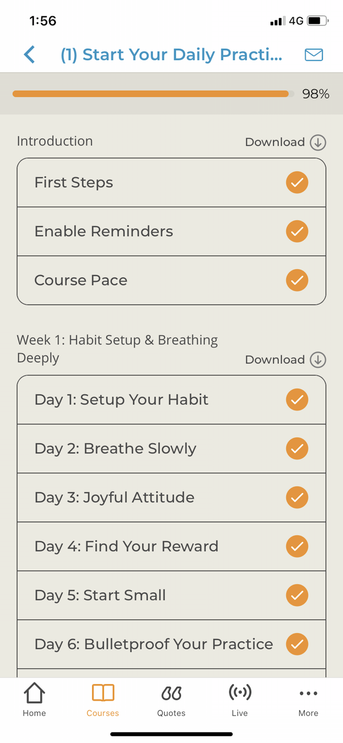 LiveAndDare Meditation Course