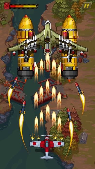 screenshot of 1945 Air Force - 飛行機シューティングゲーム 4