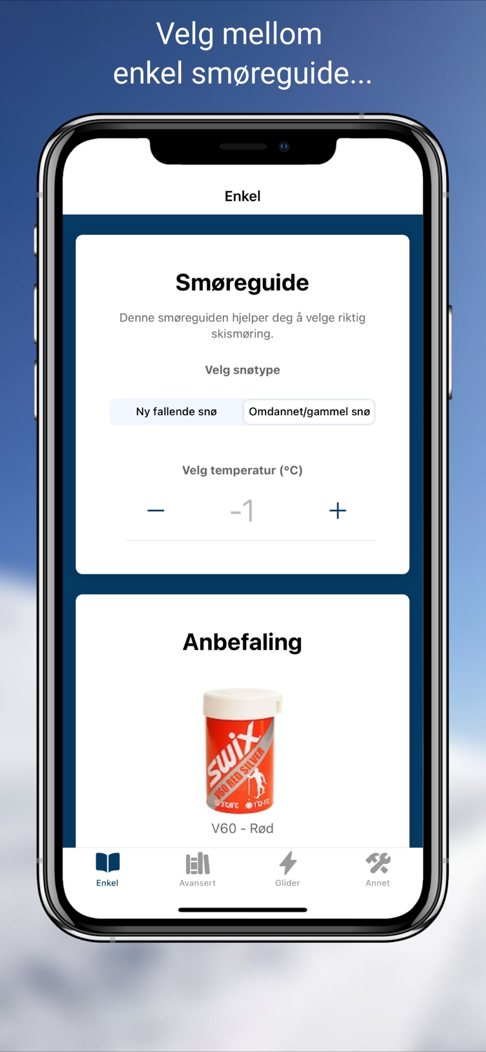 Skismøring - grad for grad