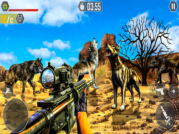Wolf Simulator and Hunting Games