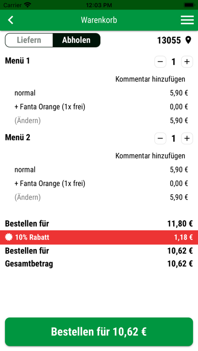 Mehas Food Screenshot