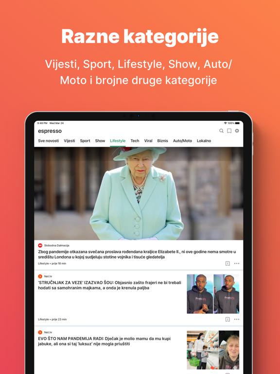 Screenshot #6 pour Espresso HR: digitalne vijesti