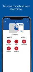 Robins Financial Cards App screenshot #1 for iPhone