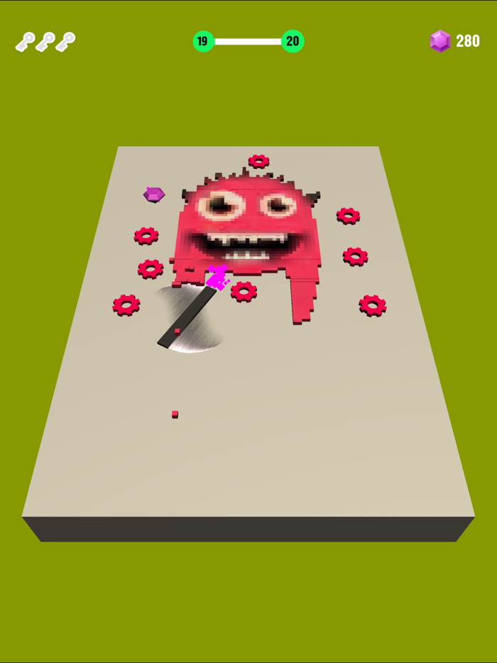 PIXEL CUTTING ASMR SATISFYING