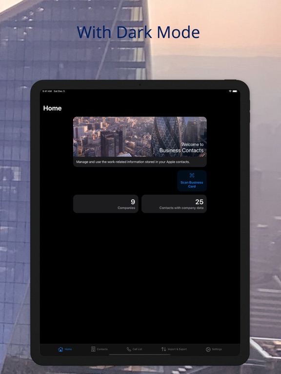 Business Contacts iPad screenshot 7 - Business app