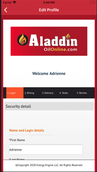 Aladdin Oil Screenshot