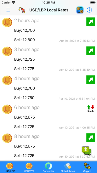 Lira Rate Screenshot