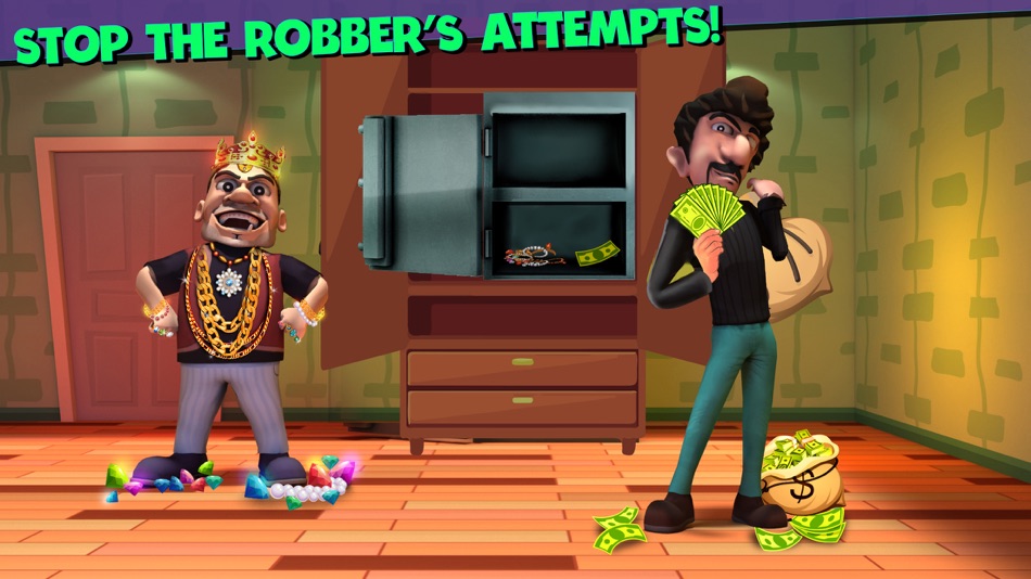 #5. Scary Robber Home Clash (iOS) Bởi: GenITeam LLC