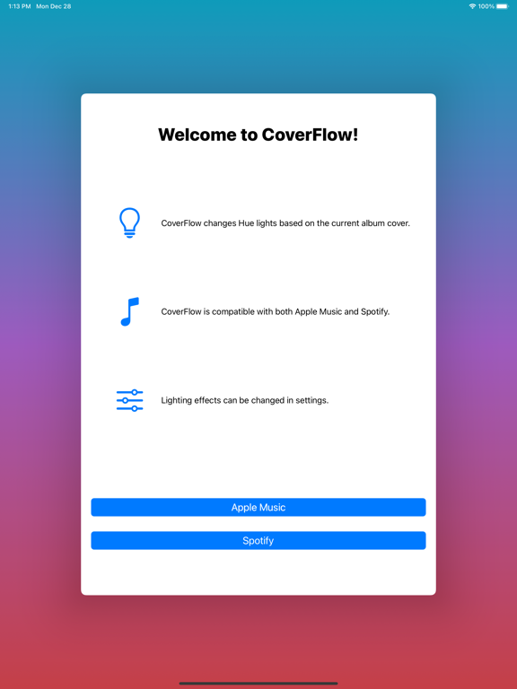 Screenshot #5 pour CoverFlow for Phillips Hue