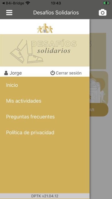 Desafios solidarios Screenshot
