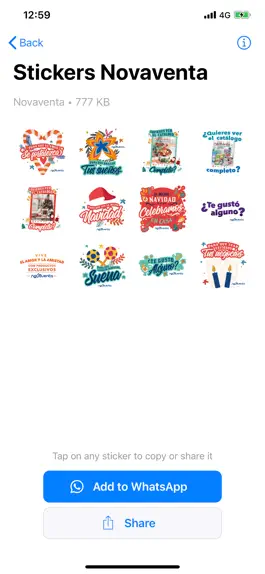 Game screenshot Stickers Novaventa hack
