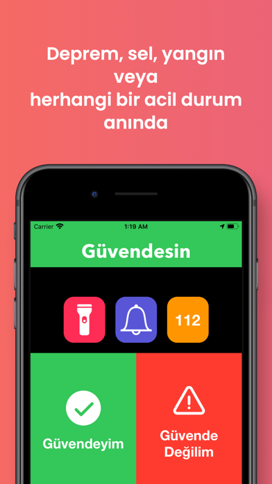 Güvendesin Screenshot
