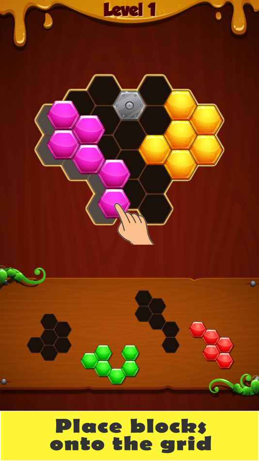 #1. Hex Block Puzzles (iOS) 由: Taiwei Chiu