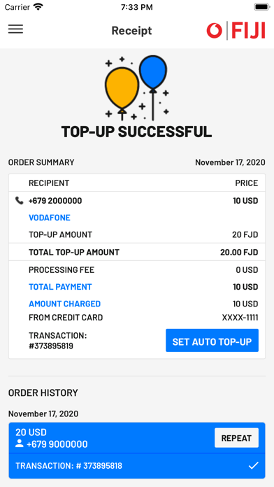 Vodafone Fiji TopUpのおすすめ画像4
