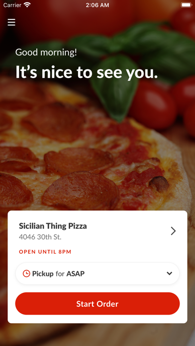 Sicilian Thing Pizza Screenshot