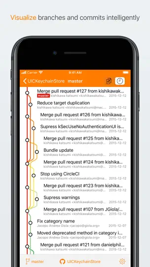 Скриншот Clone - Git Client Advanced на iPhone 1
