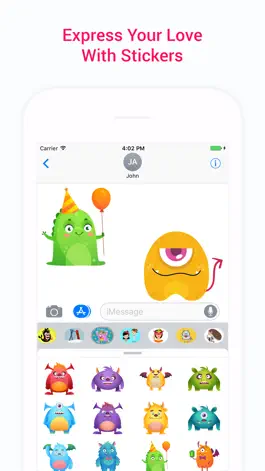 Game screenshot Little Monster Stickers Pack hack