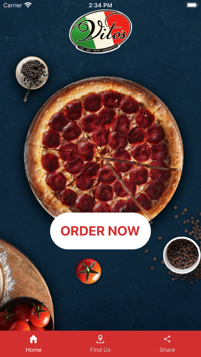 Vitos Takeaway Screenshot