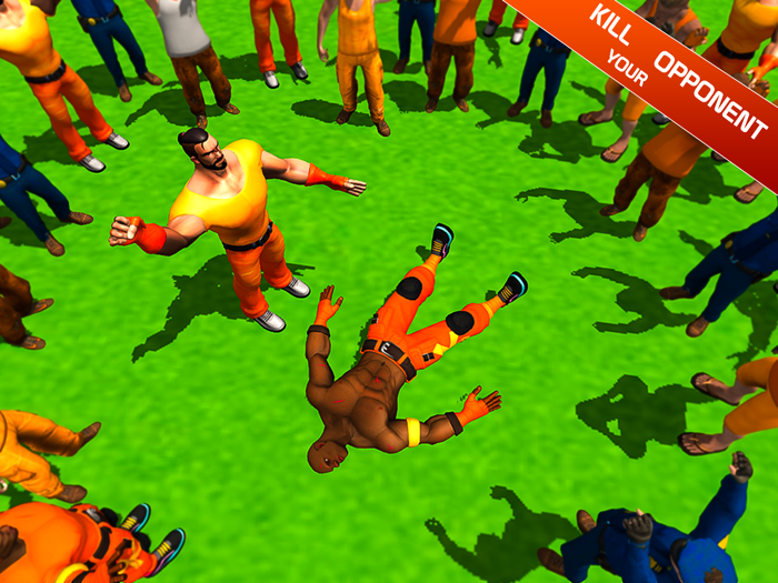 Prison Karate ring Bodybuilder