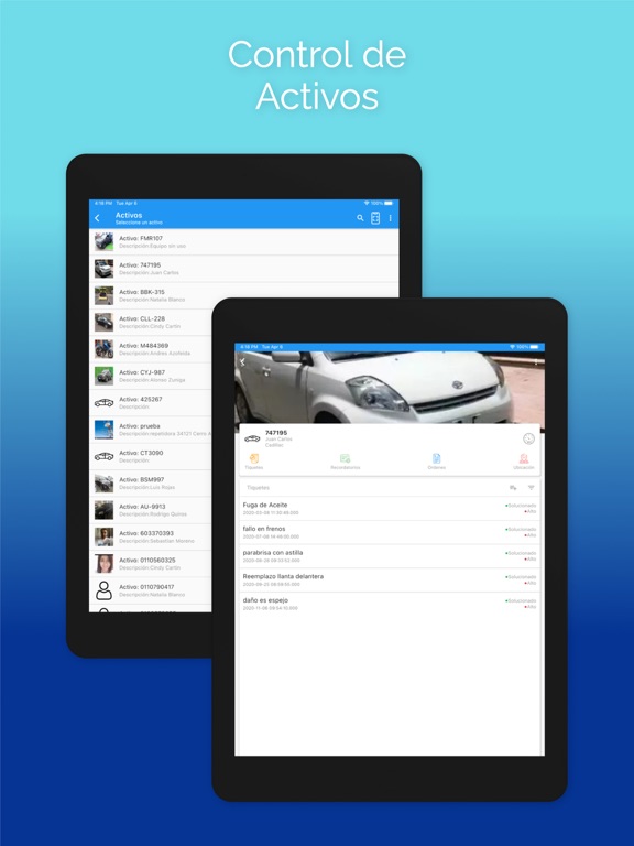 SkyControl iPad screenshot