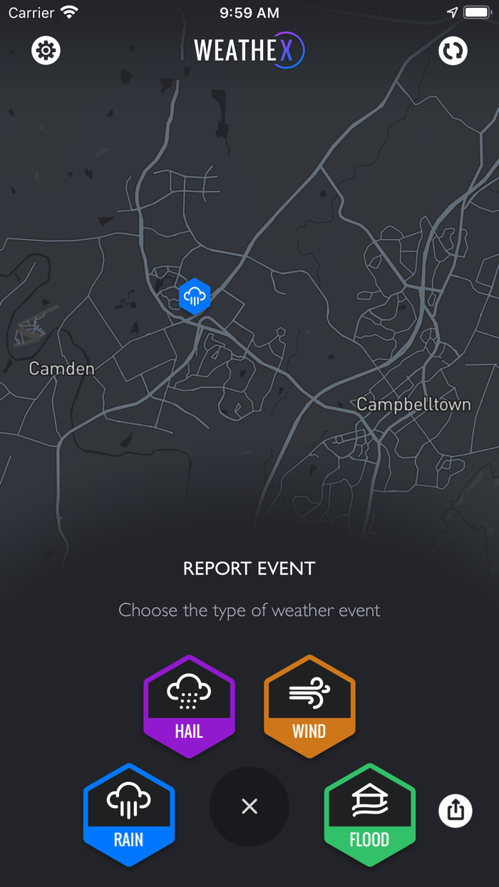 WeatheX - Weather Reporting