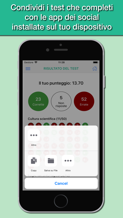 Hoepli Test Scienze motorie Screenshot