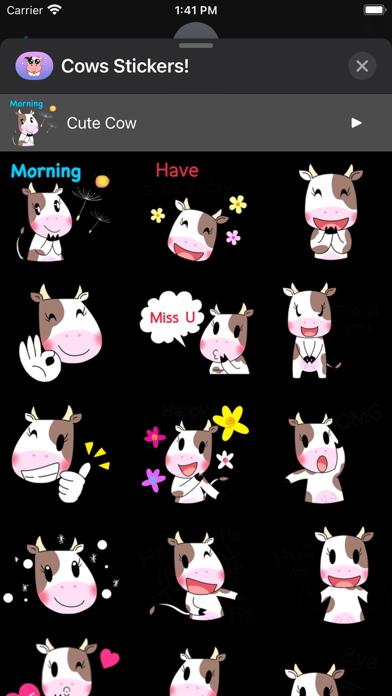 Screenshot #3 pour Bulls & Cows Stickers