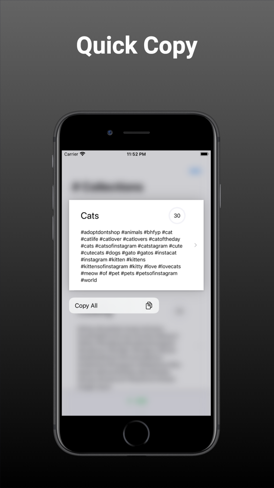 #3. Hashberg easy hashtag manager (iOS) Ved: Kristaps Grinbergs