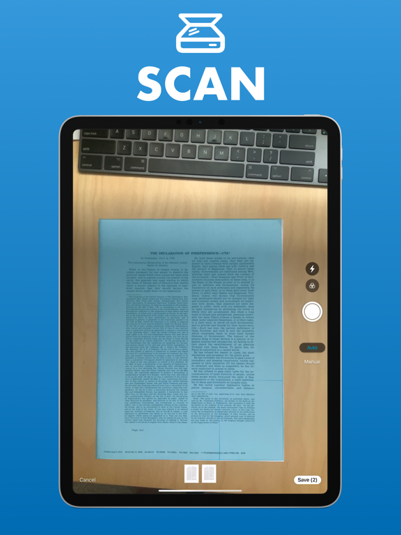 Simple Scanner App - PDF iPad screenshot 1 - Business app