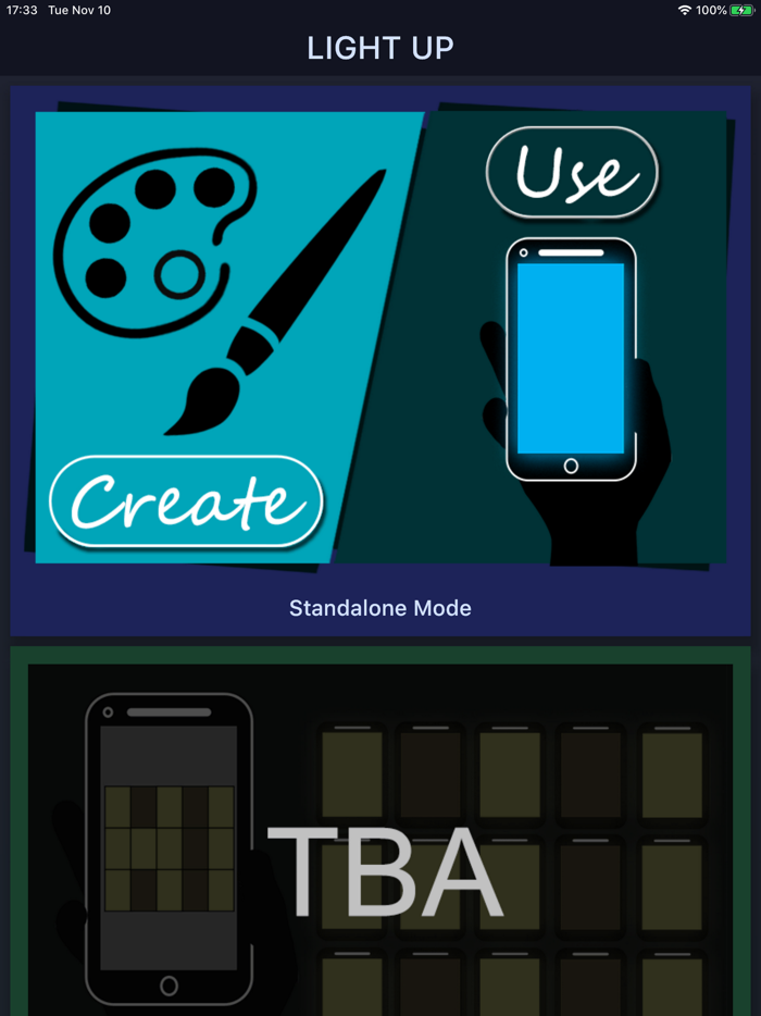 LightUp - Mobile Card Stunt