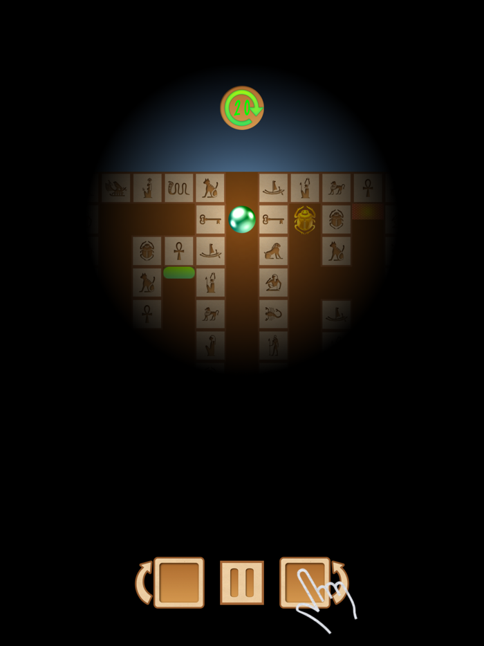 Rotate the maze Gold of Egypt