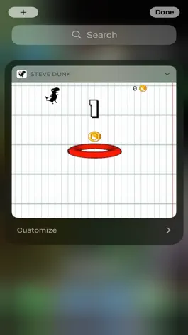 Game screenshot Steve Dunk - Widget Game mod apk