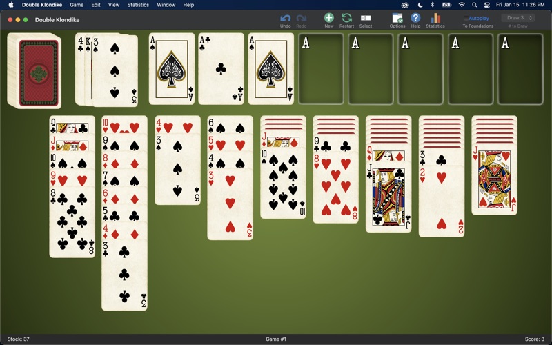 Screenshot #1 pour Double Klondike