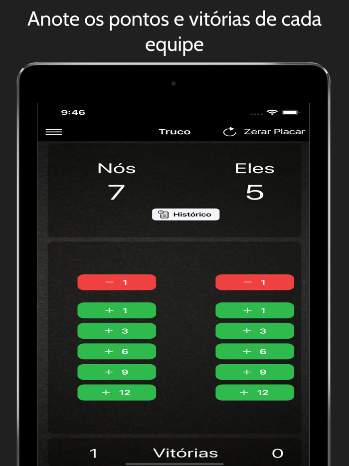 Marcador de Truco - Pro