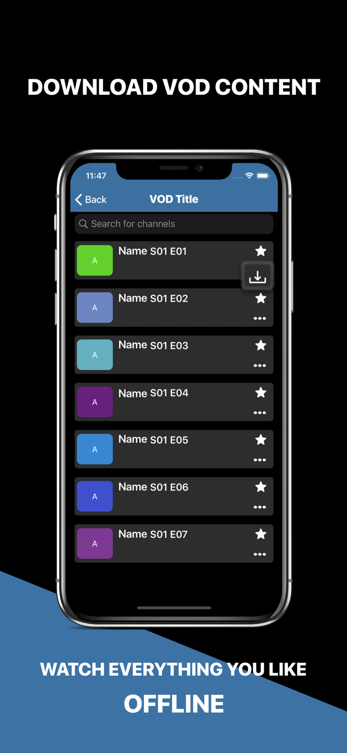 Mega IPTV - m3u Player