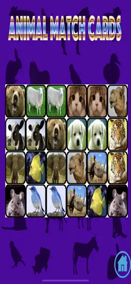 Game screenshot Ninu's Animal Match Card Game apk