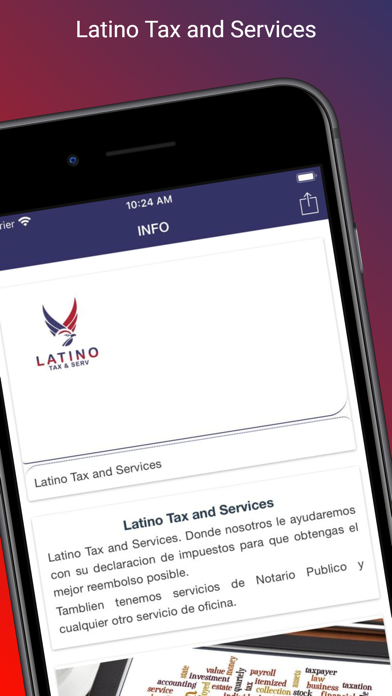 Latino Tax and Services Screenshot