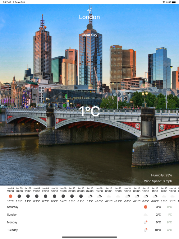 Screenshot #4 pour Get Weather