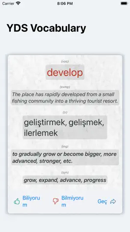 Game screenshot Yds Vocabulary - Yds Kelime mod apk